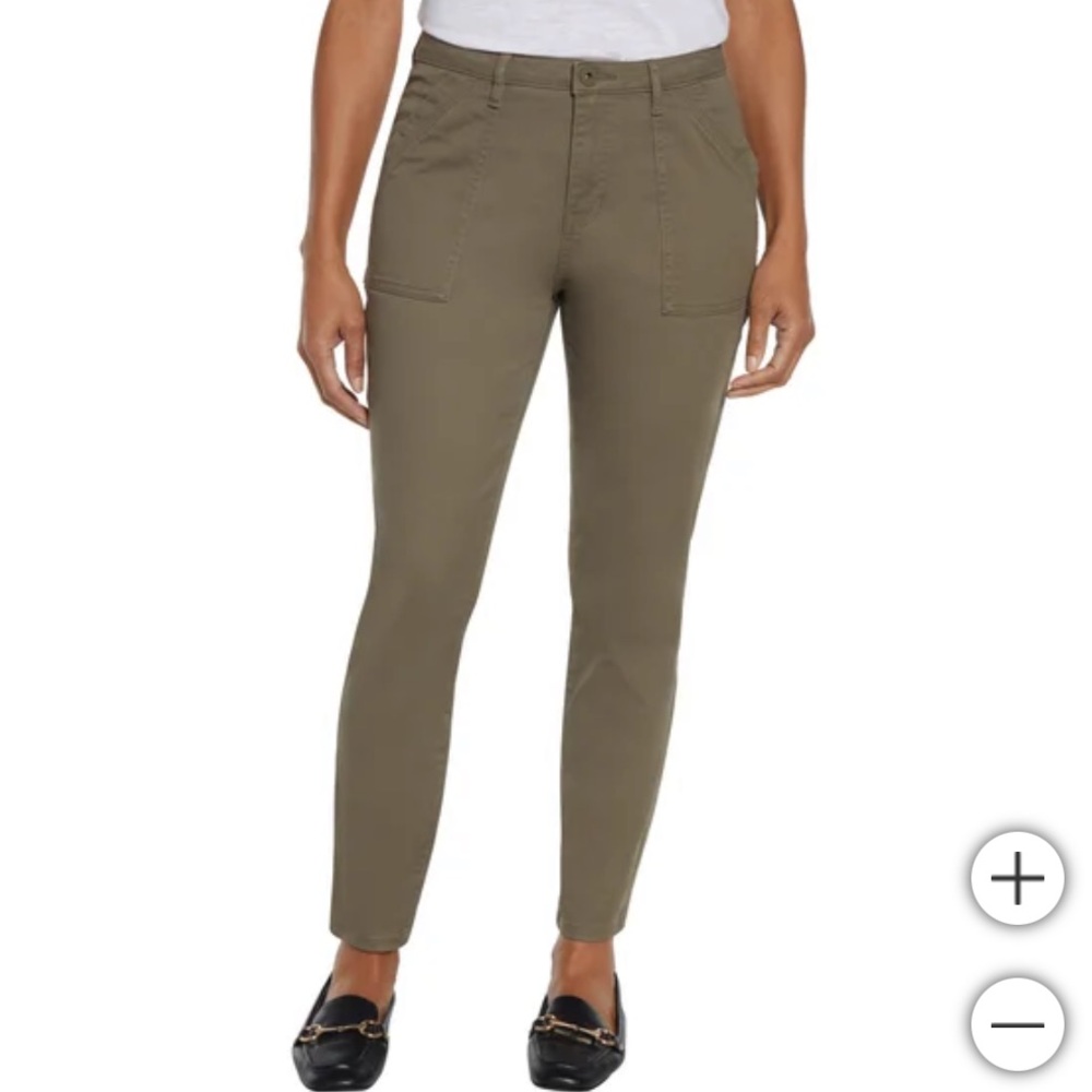 Banana Republic Olive High Rise Twill Pant